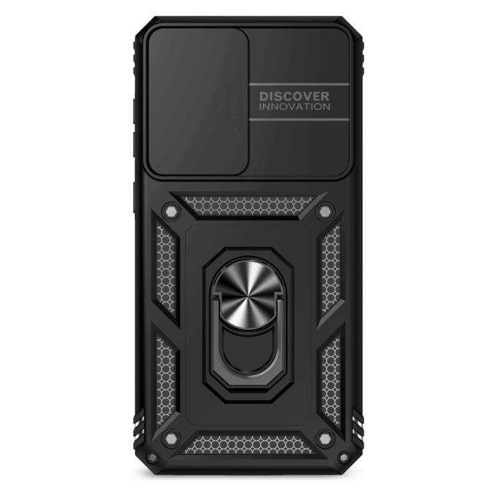 Bild 3,  Samsung Galaxy A56 5G/A36 5G Skal CamShield Ring Hybrid Svart - Teknikhallen.se