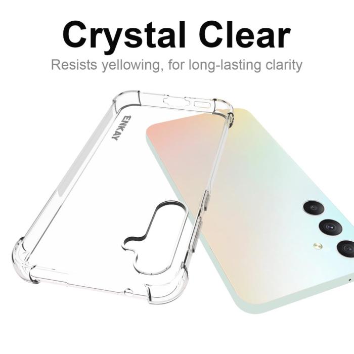 Bild 5, ENKAY ENKAY Galaxy S23 FE Skal Shockproof TPU Transparen - Teknikhallen.se