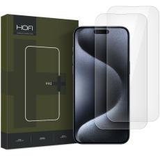 HOFI HOFI iPhone 16 2-PACK Sk&auml;rmskydd Pro+ Transparent - Teknikhallen.se