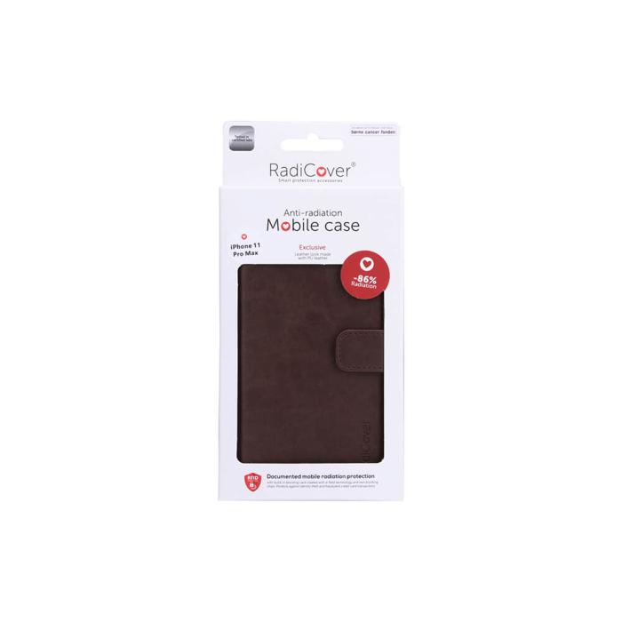 Bild 2, Radicover Radicover iPhone 11 Pro Max Mobilfodral Strålningsskydd Brun - Teknikhallen.se