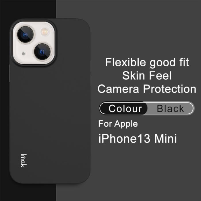 Bild 2, IMAK IMAK iPhone 13 Mini Skal Skin Touch TPU Svart - Teknikhallen.se