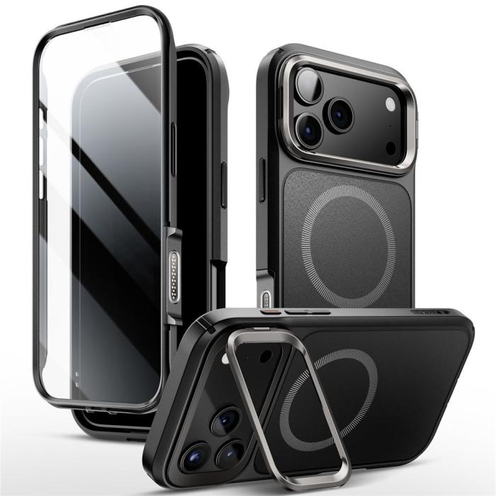 Bild 2, Supcase Supcase iPhone 17 Pro Max Skal MagSafe Iblsn Ares Flip Svart - Teknikhallen.se
