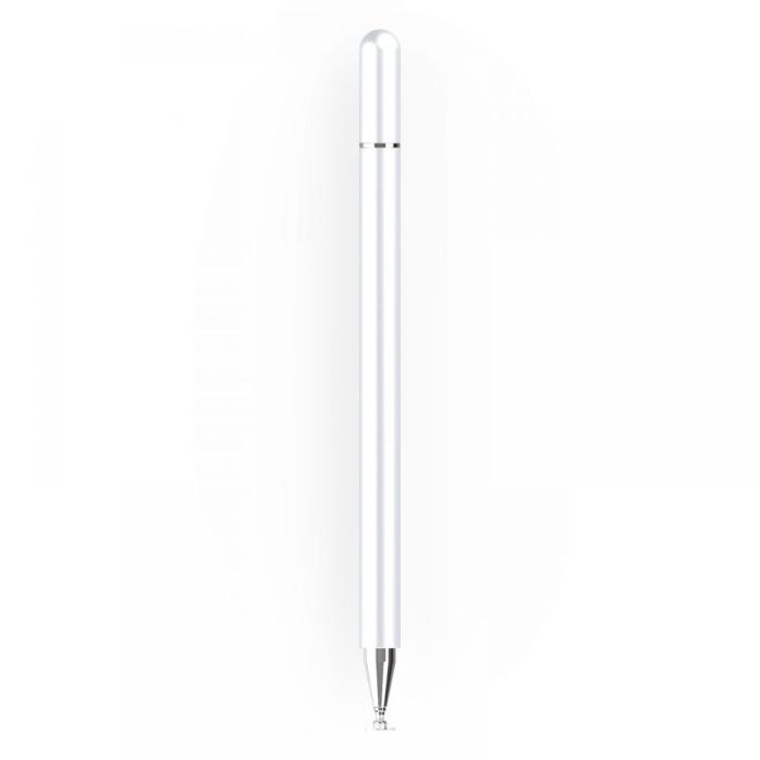 Bild 2, Tech-Protect Tech-Protect Charm Stylus Touch Penna Vit/Silver - Teknikhallen.se