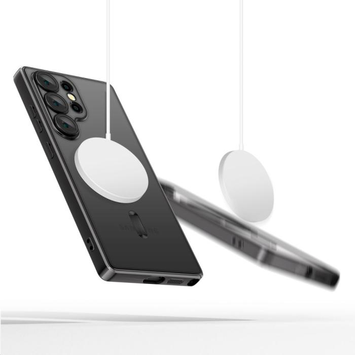 Bild 5, Tech-Protect Tech-Protect Galaxy S25 Ultra Skal MagSafe MagFlex Shiny Black - Teknikhallen.se
