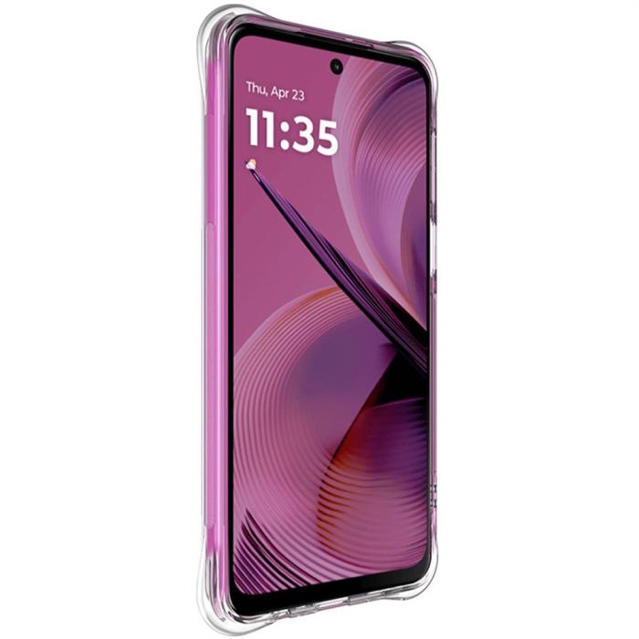 Bild 2, IMAK IMAK Motorola Moto G55 5G Skal TPU Shockproof Transparent - Teknikhallen.se
