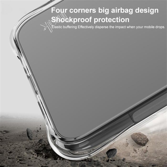 Bild 4, IMAK IMAK Motorola Moto G55 5G Skal TPU Shockproof Transparent - Teknikhallen.se