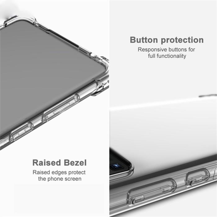 Bild 6, IMAK IMAK Motorola Moto G55 5G Skal TPU Shockproof Transparent - Teknikhallen.se