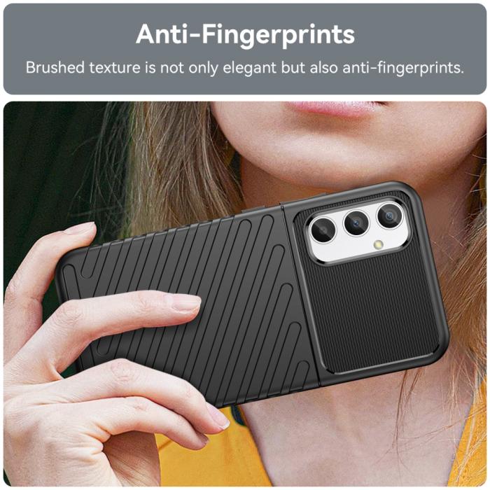 Bild 5,  Samsung Galaxy A34 5G Skal Twill Textur Svart - Teknikhallen.se