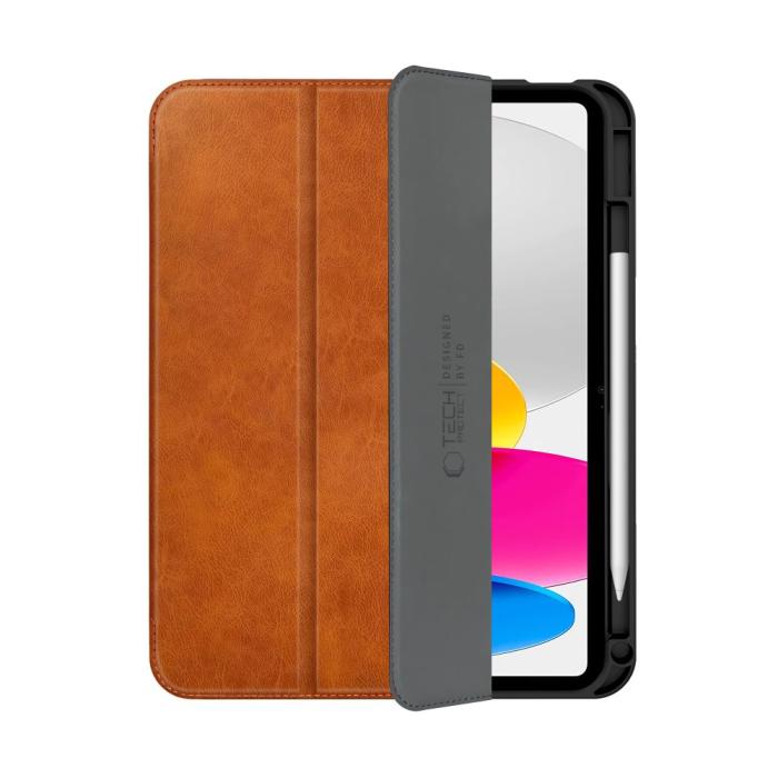 Bild 4, Tech-Protect Tech-Protect iPad 11 2025/10.9 2022 Fodral Fleece Brun - Teknikhallen.se
