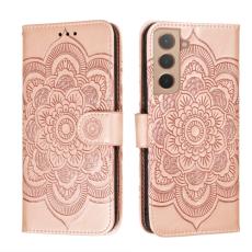  Samsung Galaxy S22 Fodral Sun Mandala L&auml;der Ros&eacute;guld - Teknikhallen.se