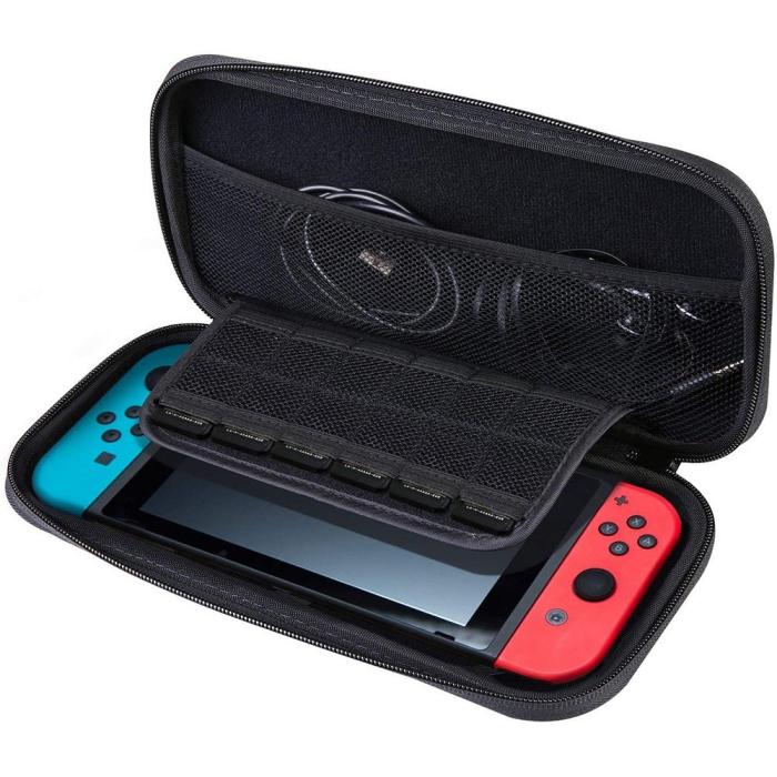 Bild 4,  Nintendo Switch Förvaringsväska Anti-Drop Grå - Teknikhallen.se