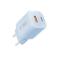 Tech-Protect Tech-Protect 33W Väggladdare PD QC USB-C / USB-A Baby Blue - Teknikhallen.se