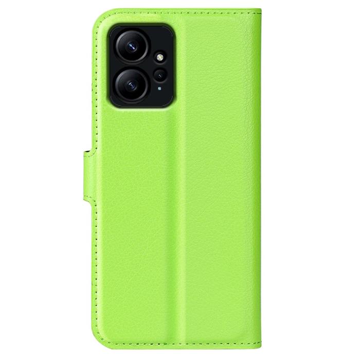 Bild 6,  Xiaomi Redmi Note 12 4G Fodral Litchi Läder Grön - Teknikhallen.se