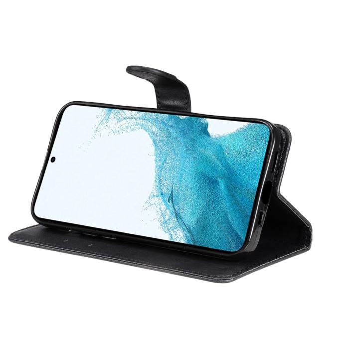 Bild 4,  Samsung Galaxy S23 Plus Fodral Läder Svart - Teknikhallen.se