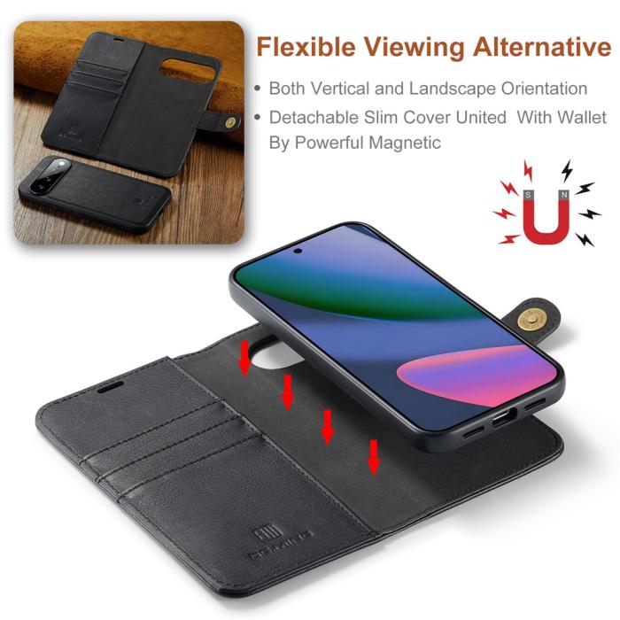 Bild 6, DG.MING DG.MING Google Pixel 11 Pro XL Fodral Magnet 2in1 Svart - Teknikhallen.se