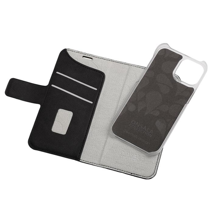 Bild 4, Onsala ONSALA iPhone 13 Mini 2in1 Magnet Fodral / Skal Midnight Black - Teknikhallen.se