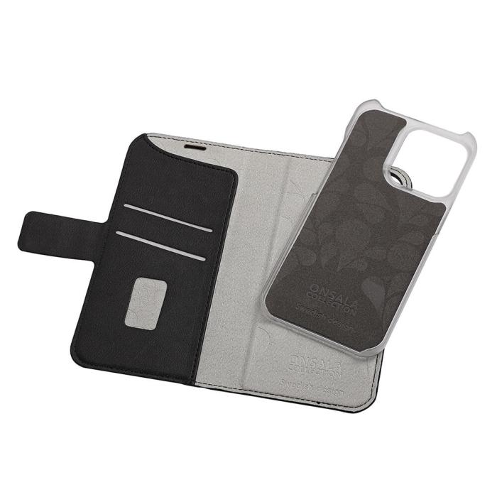 Bild 4, Onsala ONSALA iPhone 13 Pro 2in1 Magnet Fodral / Skal Midnight Black - Teknikhallen.se