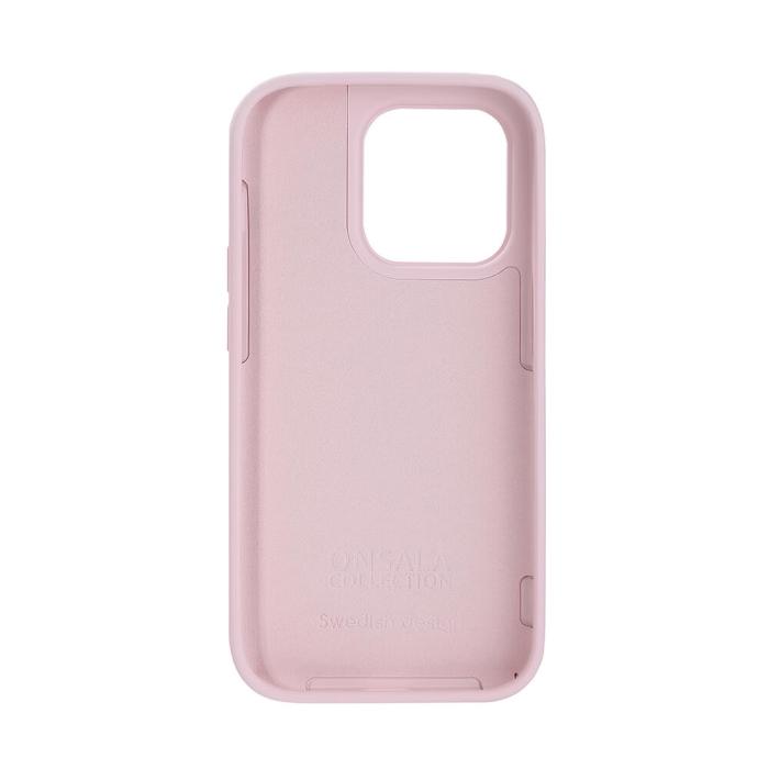 Bild 3, Onsala ONSALA iPhone 14 Pro Mobilskal Silikon Chalk Pink - Teknikhallen.se