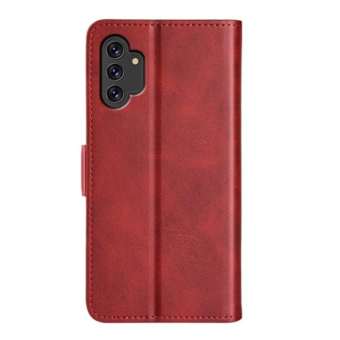 Bild 3,  Samsung Galaxy A13 4G Fodral Magnetisk Stängning Röd - Teknikhallen.se