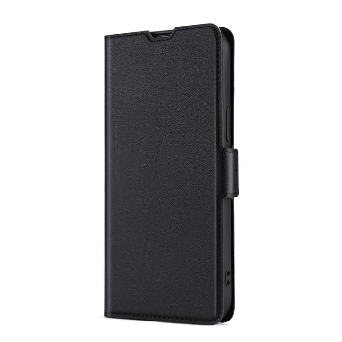 Bild 2,  Motorola Moto E13 Fodral Slim Läder Svart - Teknikhallen.se