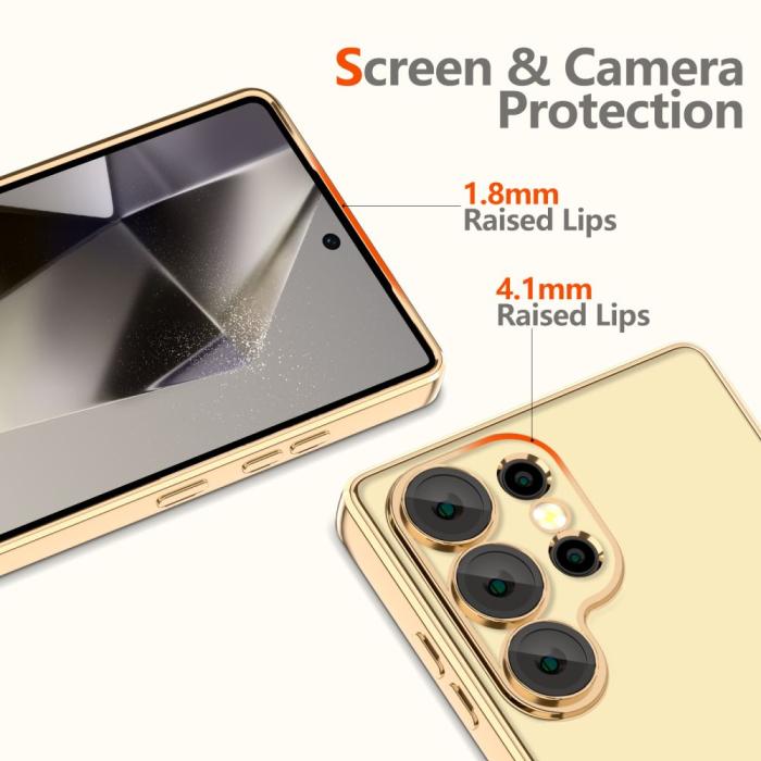 Bild 2, Tech-Protect Tech-Protect Galaxy S25 Ultra Skal MagSafe MagFlex Shiny Gold - Teknikhallen.se