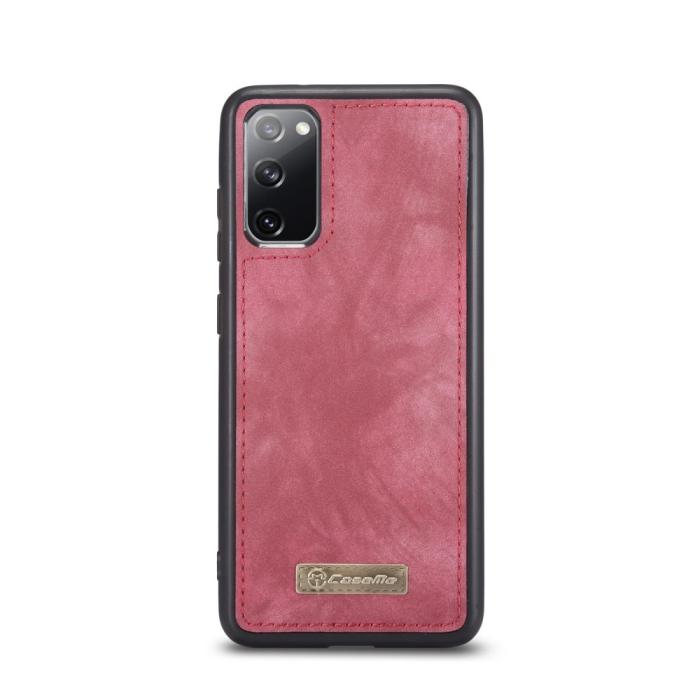 Bild 5, CASEME Samsung Galaxy S20 FE - CASEME 2-i-1 Magnet Skal/Fodral - Röd - Teknikhallen.se