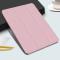  iPad Air 2020/2022/2024 / Pro 11 2018 2in1 Magnet Tri-Fold Litchi Fodral Rosé - Teknikhallen.se