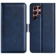  Samsung Galaxy S23 Ultra Fodral Magnetisk St&auml;ngning Bl&aring; - Teknikhallen.se