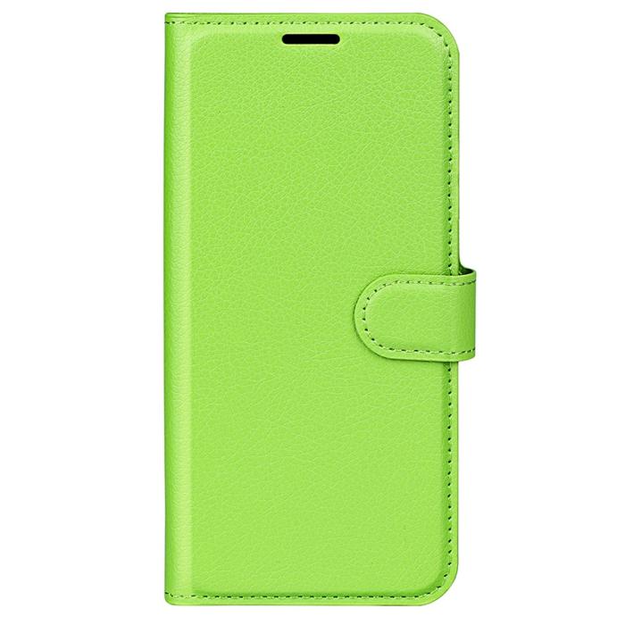 Bild 5,  Xiaomi 14 Fodral Litchi Läder Grön - Teknikhallen.se
