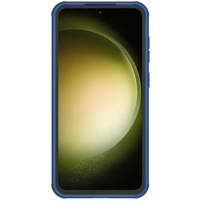 Bild 3, NILLKIN NILLKIN Galaxy S23 FE Skal Super Frost Shield Pro Blå - Teknikhallen.se