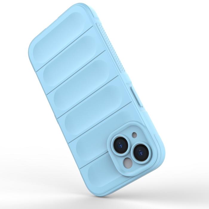 Bild 3,  iPhone 15 Skal Magic Shield Ljus Blå - Teknikhallen.se
