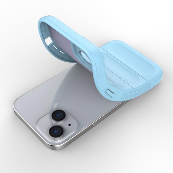 Bild 5,  iPhone 15 Skal Magic Shield Ljus Blå - Teknikhallen.se