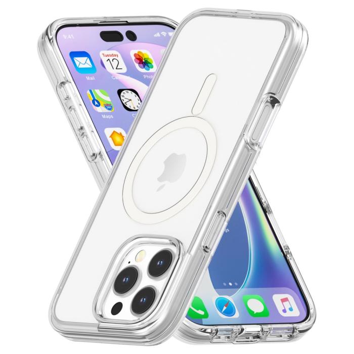 Bild 4,  iPhone 16 Pro Skal MagSafe Transparent - Teknikhallen.se