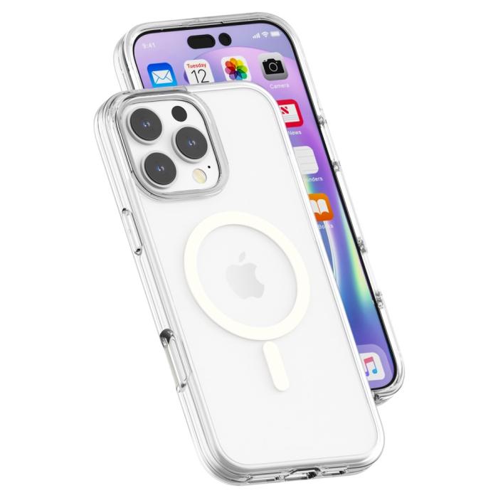 Bild 5,  iPhone 16 Pro Skal MagSafe Transparent - Teknikhallen.se