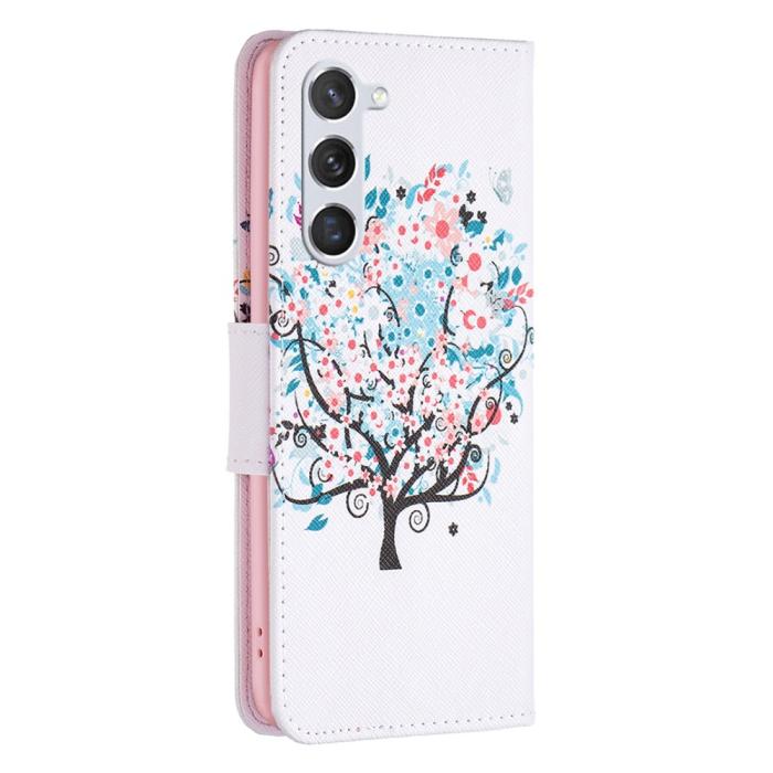 Bild 5,  Samsung Galaxy S24 Fodral Med Tryck Blommigt Träd - Teknikhallen.se