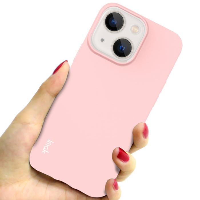 Bild 4, IMAK IMAK iPhone 13 Mini Skal Skin Touch TPU Ljus Rosa - Teknikhallen.se
