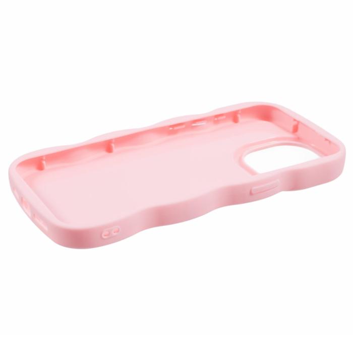 Bild 4,  iPhone 14 Pro Mobilskal Wavy Ljus Rosa - Teknikhallen.se