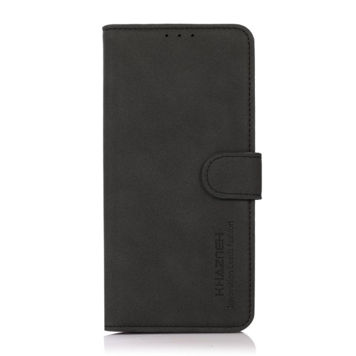 Bild 2, KHAZNEH KHAZNEH Motorola Moto G73 5G Fodral Matt Läder Svart - Teknikhallen.se