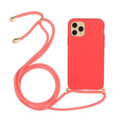  iPhone 15 Pro Skal Strawberry Design Med Strap R&ouml;d - Teknikhallen.se