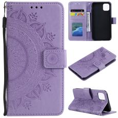  iPhone 11 - Pl&aring;nboksfodral Mandala - Lila - Teknikhallen.se