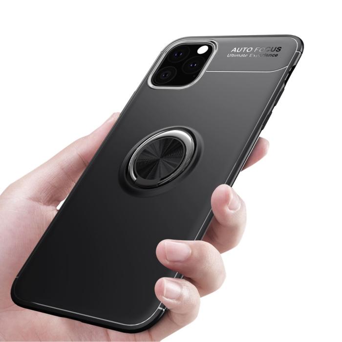 Bild 4,  iPhone 11 Pro - Ring Skal - Funkar med magnethållare - Svart - Teknikhallen.se