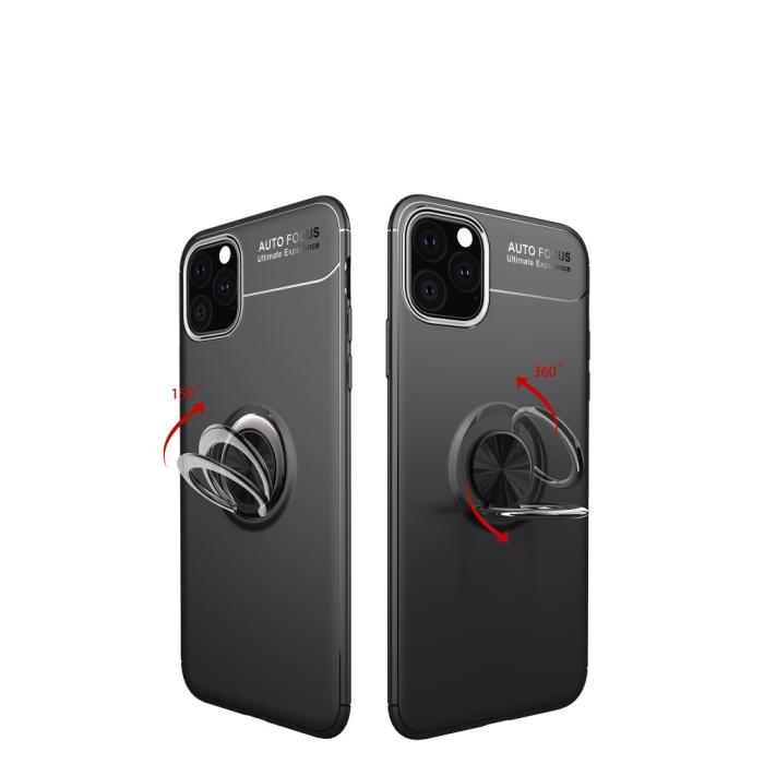 Bild 5,  iPhone 11 Pro - Ring Skal - Funkar med magnethållare - Svart - Teknikhallen.se