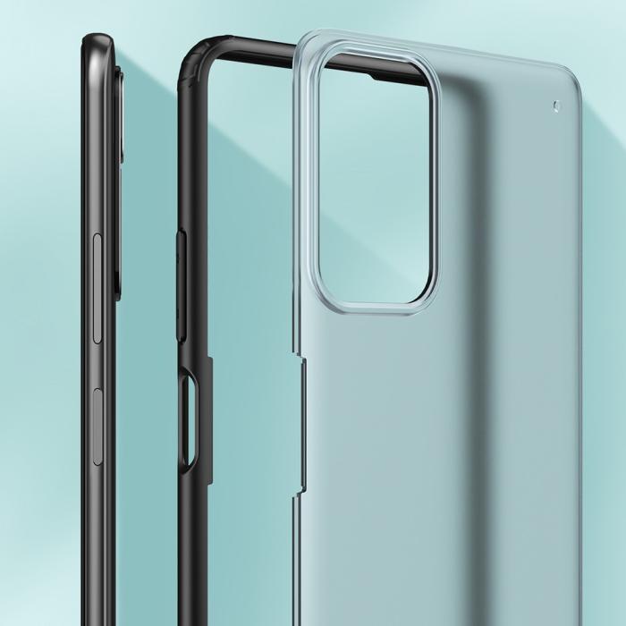 Bild 6,  Xiaomi Redmi Note 11 4G Skal Armor Hybrid Matt Svart - Teknikhallen.se