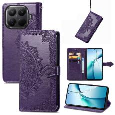  Xiaomi 17T Fodral L&auml;der Mandala Lila - Teknikhallen.se