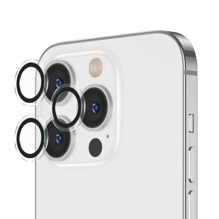 Bild 2, ESR ESR iPhone 14 Pro / 14 Pro Max Linsskydd Härdat Glas Svart - Teknikhallen.se