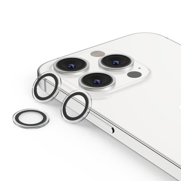 Bild 3, ESR ESR iPhone 14 Pro / 14 Pro Max Linsskydd Härdat Glas Svart - Teknikhallen.se