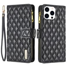 BINFEN BINFEN iPhone 16 Pro Max Fodral Diamond Multifunktionell Svart - Teknikhallen.se
