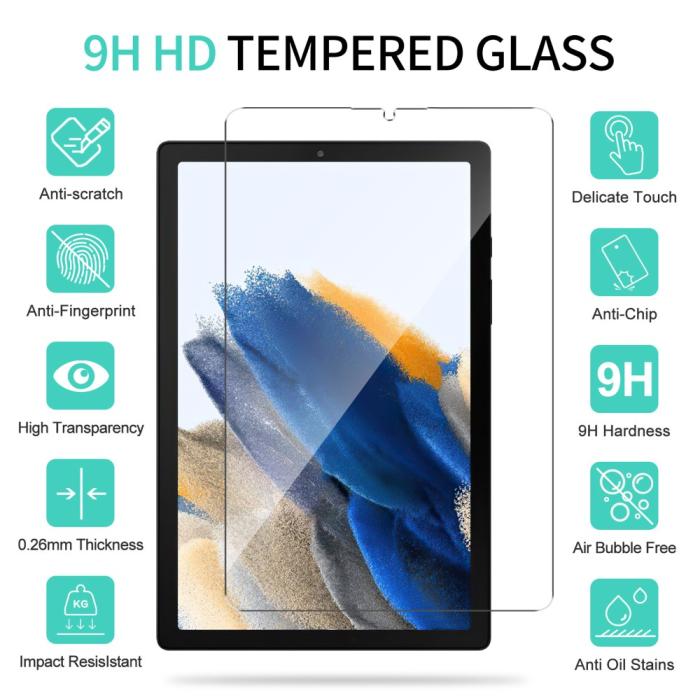Bild 3,  Samsung Galaxy Tab A11 / A9 Skärmskydd Härdat Glas - Teknikhallen.se