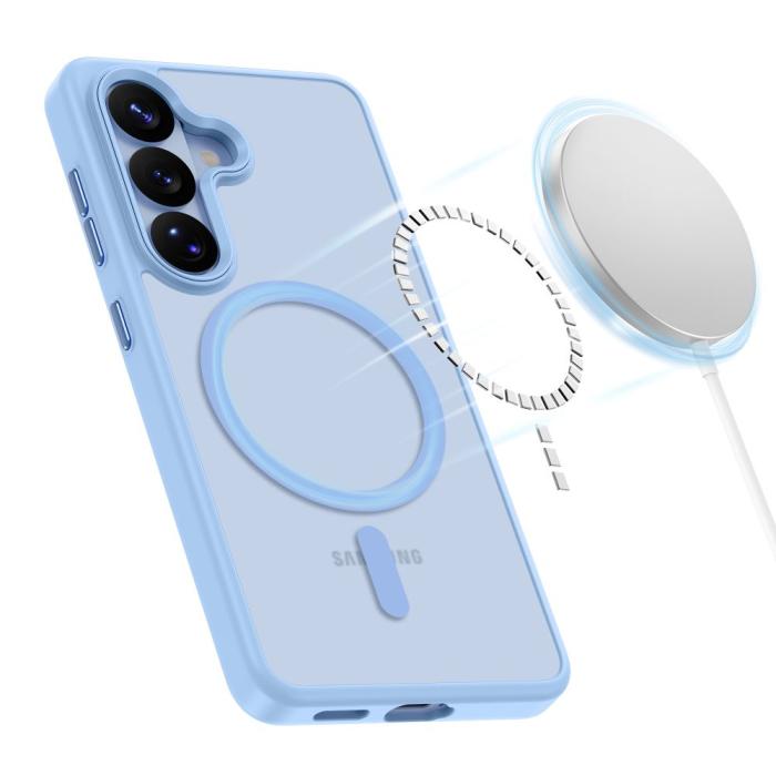 Bild 4, Tech-Protect Tech-Protect Galaxy S26 Skal MagSafe MagMat Sky Blue - Teknikhallen.se