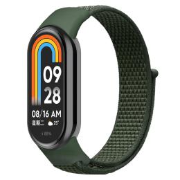  Nylon Sportarmband Xiaomi Smart Band 8 Army Green - Teknikhallen.se